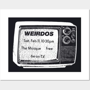 The Weirdos on TV @The Masque 1978 Posters and Art